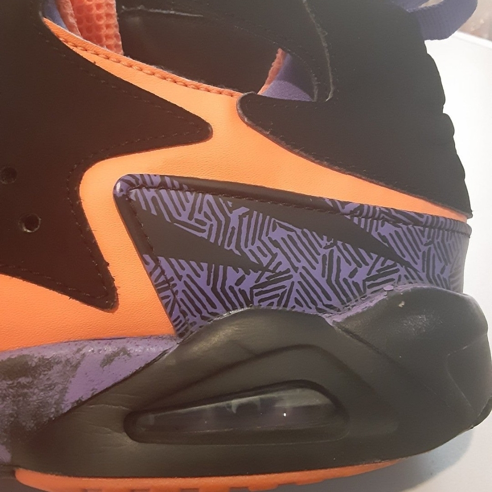 Nike Air Tech Challenge Huarache Black  Size 9 Athletic Sneakers - Picture 7 of 10